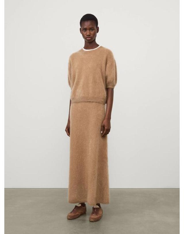 리사 양 [해외직구] 26SS 리사 양 롱 스커트 2023317JF BEIGE 착용컷