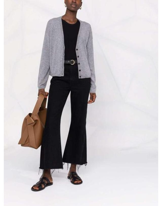 리사 양 [해외직구] 24FW 리사 양 가디건 202037ABBYCARDIGANGR Light Grey 착용컷