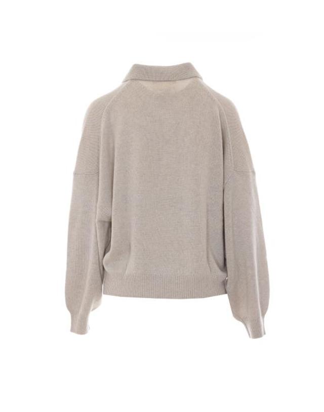 리사 양 [해외직구] 26FW 리사 양 폴로 티셔츠 2026054 OY Beige 착용컷