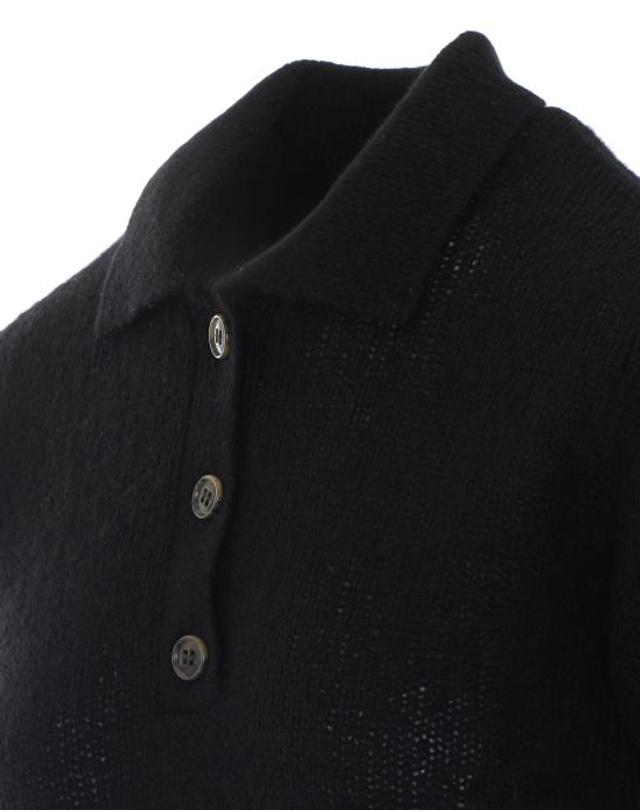 리사 양 [해외직구] 26FW 리사 양 폴로 티셔츠 2025104 BL Black 착용컷