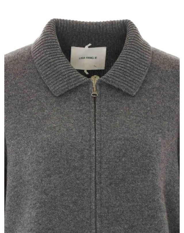 리사 양 [해외직구] 26SS 리사 양 스웨터 2026467GR GREY 착용컷