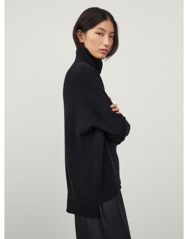 리사 양 [해외직구] 26FW 리사 양 터틀넥 202113 BL Nero 착용컷