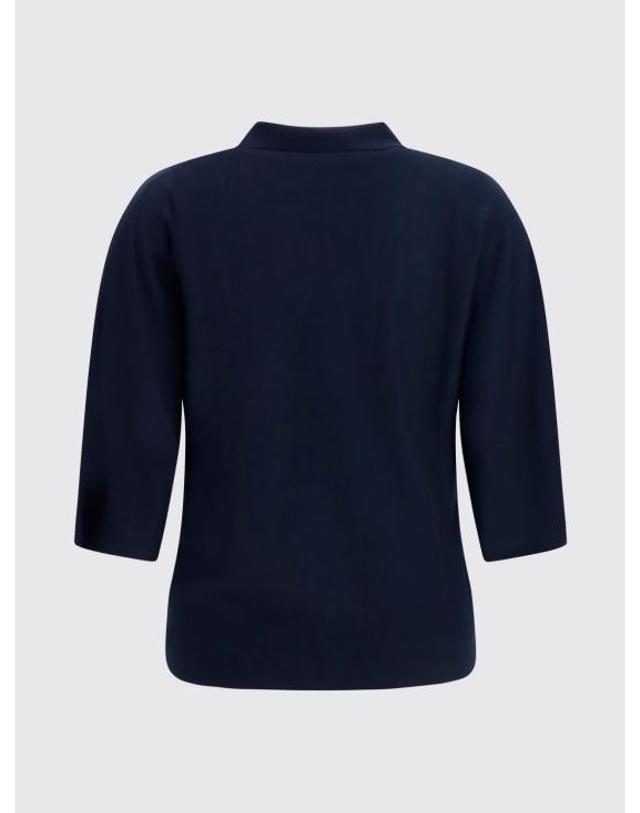 리사 양 [해외직구] 26FW 리사 양 폴로 티셔츠 2026449 NA Navy 착용컷