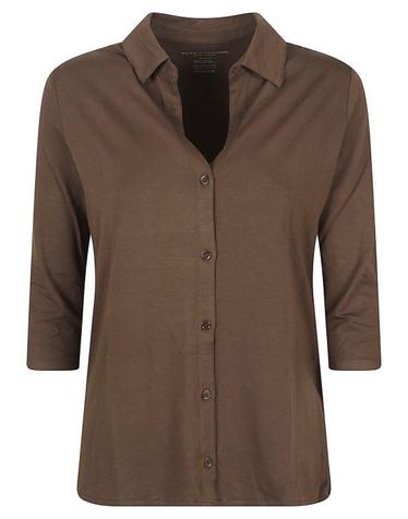 [해외직구] 26SS 마제스틱필라쳐 반팔 티셔츠 M001 FCH100 1079 Brown
