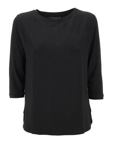 [해외직구] 26SS 마제스틱필라쳐 반팔 티셔츠 M001FTS571002 Black