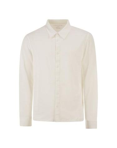 [해외직구] 26SS 마제스틱필라쳐 긴팔 셔츠 S26M011 WHITE
