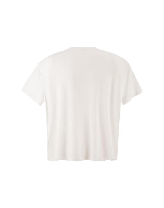 마제스틱필라쳐 [해외직구] 26SS 마제스틱필라쳐 반팔 티셔츠 E26M001FT1104 001 WHITE 착용컷