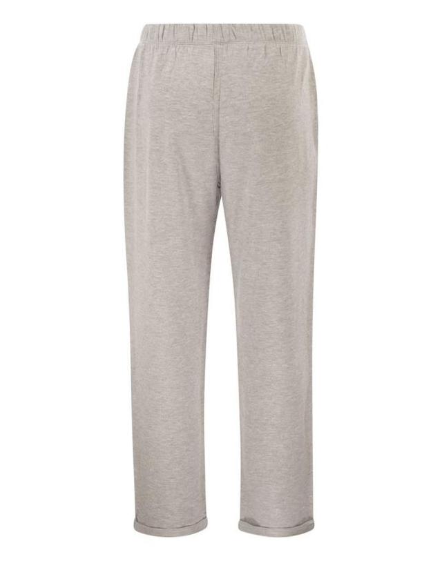 마제스틱필라쳐 [해외직구] 26SS 마제스틱필라쳐 트레이닝 조거 팬츠 E26M003FPA023 004 LIGHT GREY 착용컷