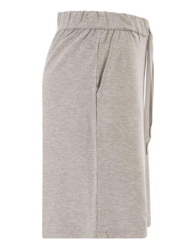 마제스틱필라쳐 [해외직구] 26SS 마제스틱필라쳐 숏팬츠 E26M003FPA210 004 LIGHT GREY 착용컷