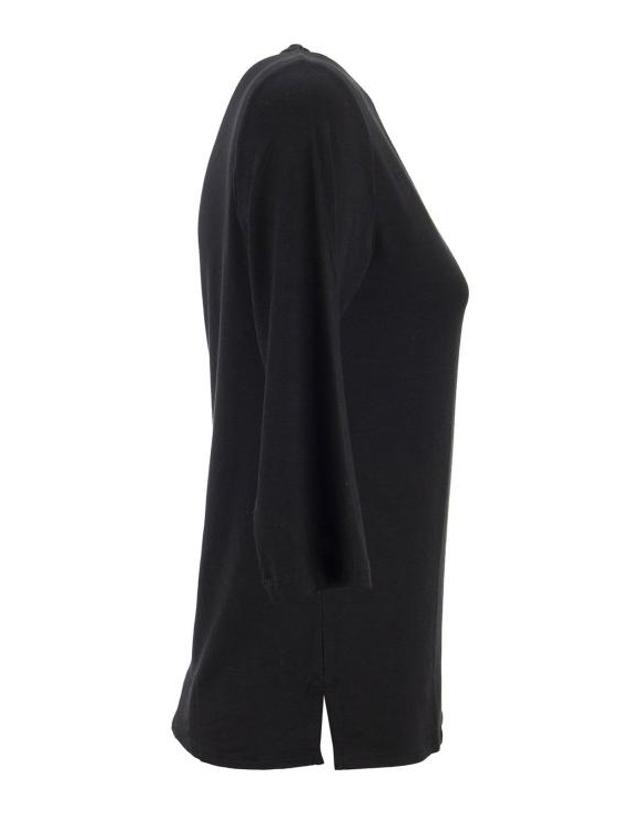 마제스틱필라쳐 [해외직구] 26SS 마제스틱필라쳐 반팔 티셔츠 M001FTS571002 Black 착용컷