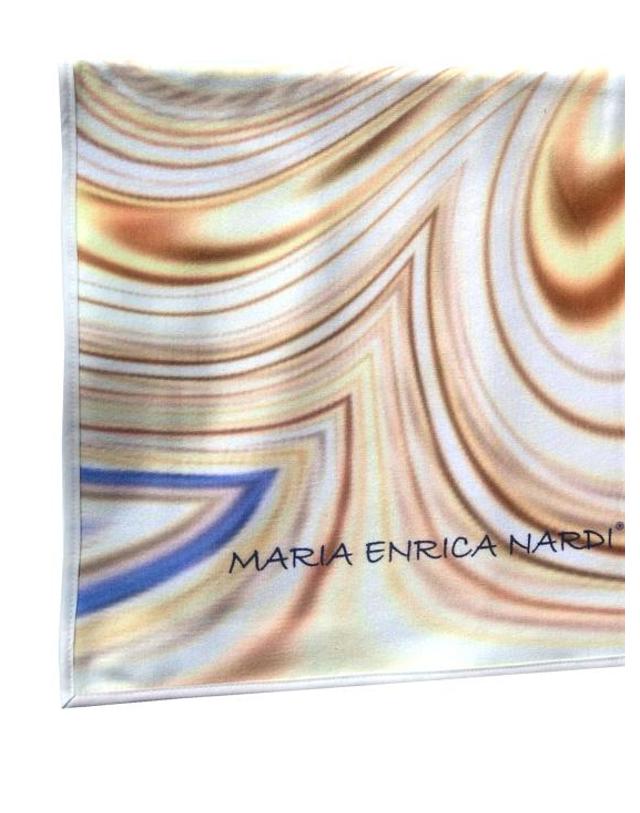 마리아 엔리카 나르디 [해외직구] 21SS MARIA ENRICA NARDI 비치용품 BT131L82140SKBE Light Blue 착용컷