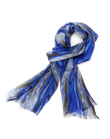 [해외직구] 마리아 엔리카 나르디 머플러 스카프 CS006L30136BLWH BLUE