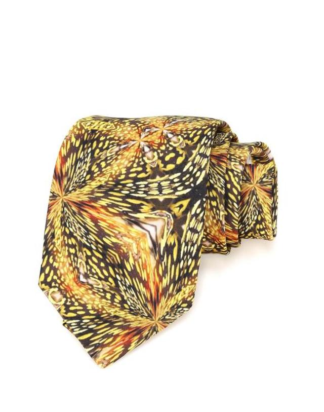 마리아 엔리카 나르디 [해외직구] 마리아 엔리카 나르디 넥타이 TP114L90150YEBR YELLOW 착용컷