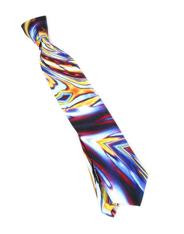 마리아 엔리카 나르디 [해외직구] 마리아 엔리카 나르디 넥타이 TP042L90145BLMC MULTICOLOUR 착용컷