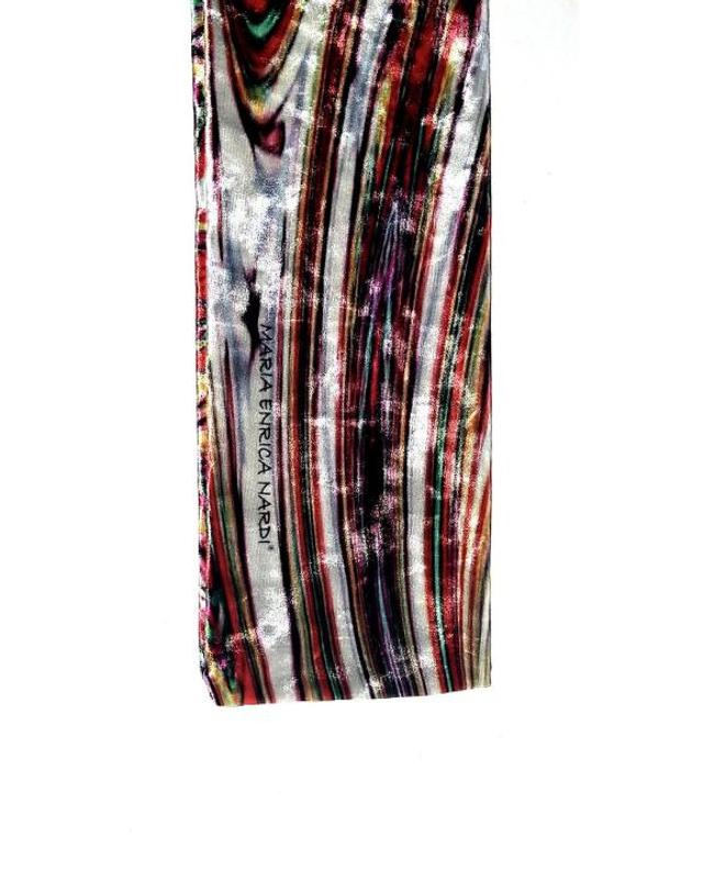 마리아 엔리카 나르디 [해외직구] 25SS 마리아 엔리카 나르디 머플러 스카프 VL190L11144WHRE White 착용컷