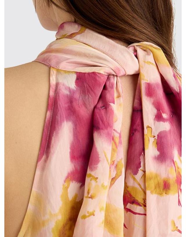 모모니 [해외직구] 26SS 모모니 롱 원피스 265MMODR014265MO06B 3075 Pink 착용컷