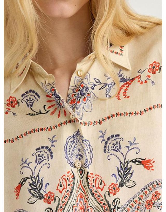 모모니 [해외직구] 26FW 모모니 블라우스 266MMOSH01926607MO 1230 Cream 착용컷