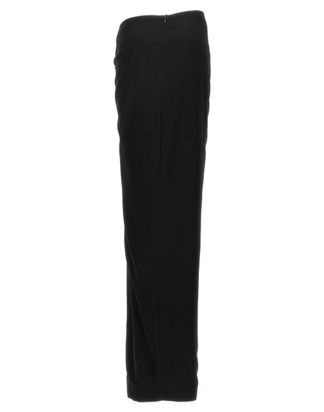 모놋 [해외직구] 24SS 모놋 롱 스커트 5040300BLACK Black 착용컷
