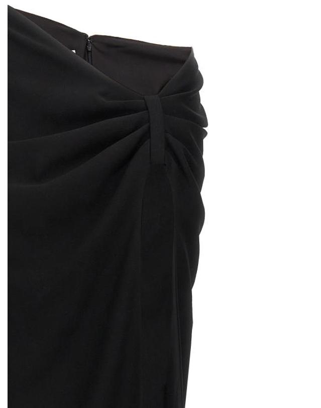 모놋 [해외직구] 24SS 모놋 롱 스커트 5040300BLACK Black 착용컷