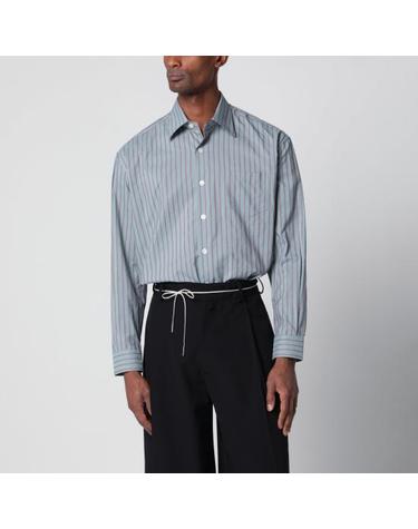 [해외직구] 26SS 나마체코 긴팔 셔츠 NS26401N14929109 ACQUAMARINA AND GRANATA STRIPE