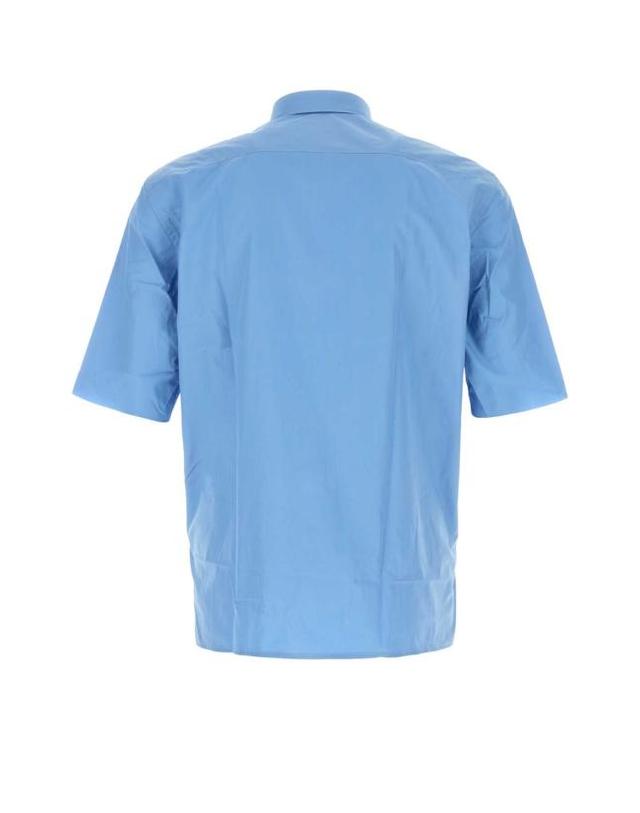 나마체코 [해외직구] 25SS 나마체코 반팔 셔츠 NS25402SN10035005 SKYBLUE 착용컷