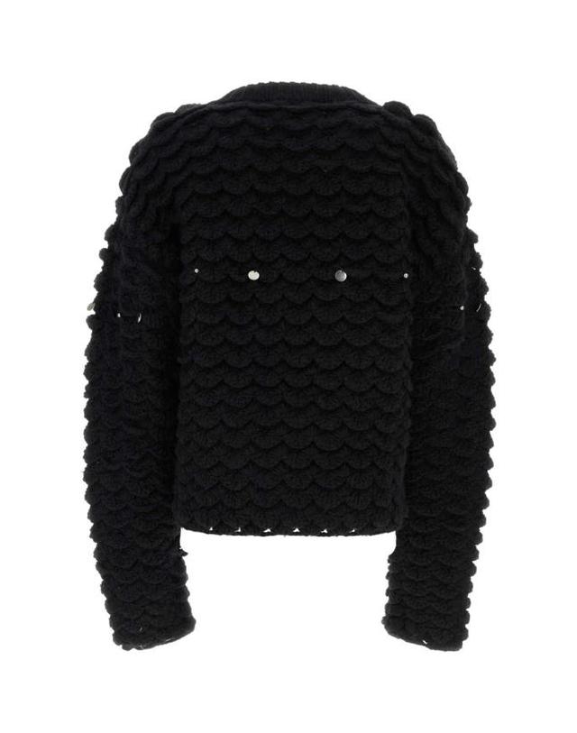 나마체코 [해외직구] 23FW 나마체코 스웨터 NW234400N7560 9999 BLACK 착용컷