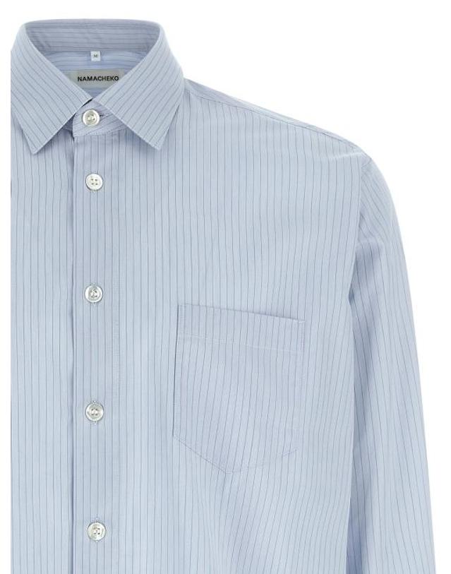 나마체코 [해외직구] 나마체코 셔츠 LDNW25406WN10075085 LIGHT BLUE 착용컷