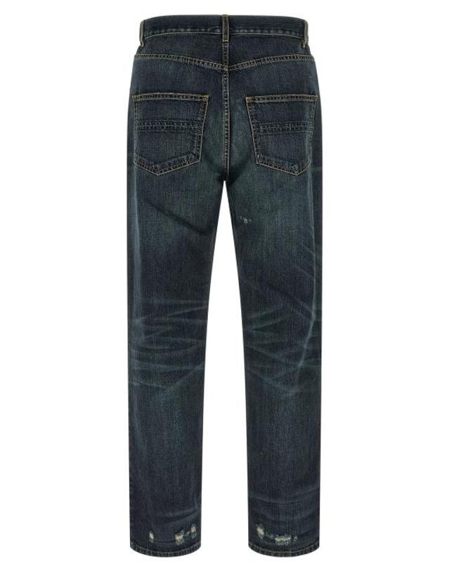 나마체코 [해외직구] 나마체코 데님 팬츠 LDNS26511N14915402 DARK BLUE 착용컷