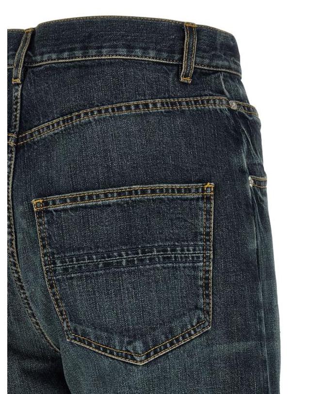 나마체코 [해외직구] 나마체코 데님 팬츠 LDNS26511N14915402 DARK BLUE 착용컷