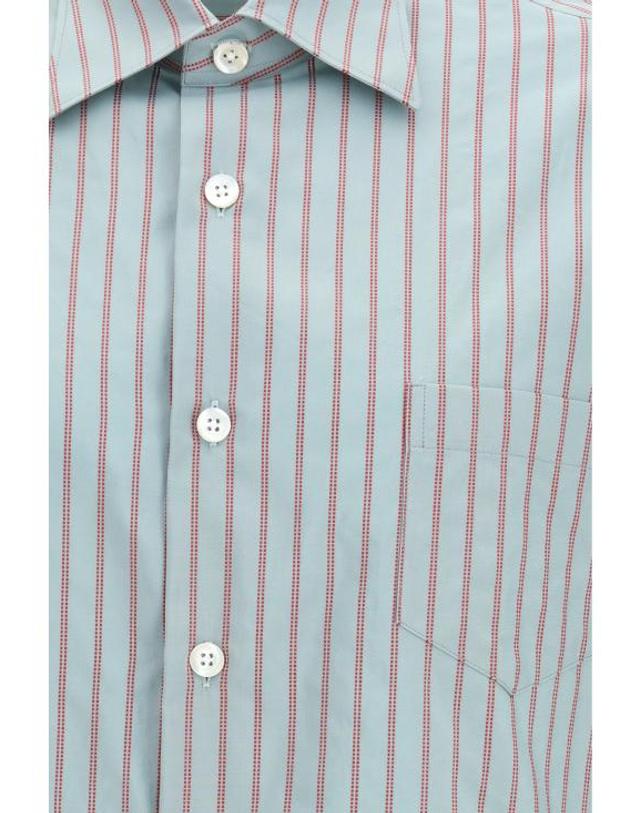 나마체코 [해외직구] 26SS 나마체코 긴팔 셔츠 NS26401N14929109 ACQUAMARINA AND GRANATA STRIPE 착용컷
