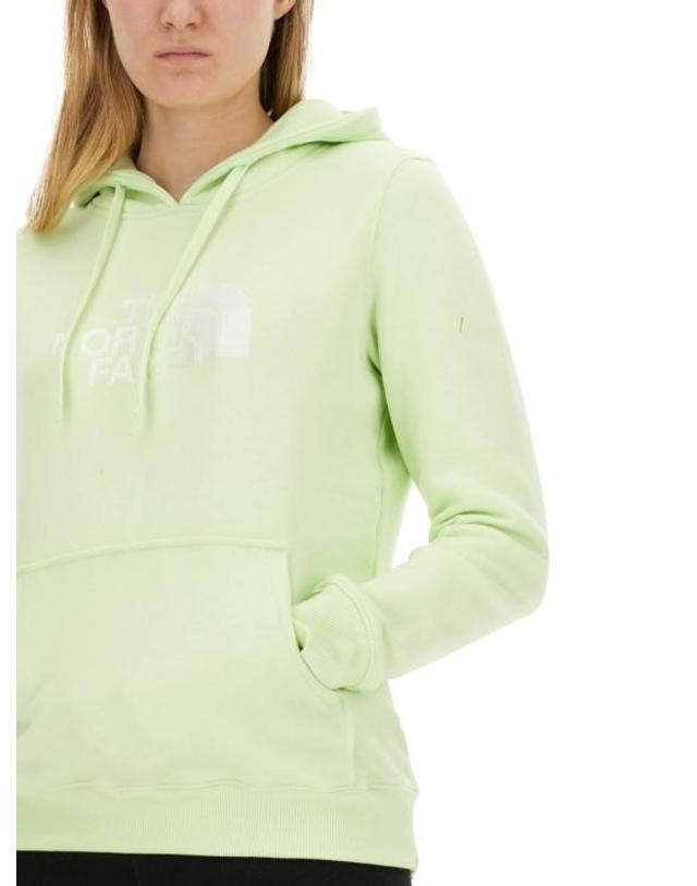 노스페이스 [해외직구] 24SS 노스페이스 긴팔 티셔츠 NF0A55EC O0F1 GREEN 착용컷