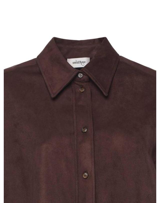 오또다메 [해외직구] 25FW 오또다메 셔츠 DC5157BROWN Brown 착용컷