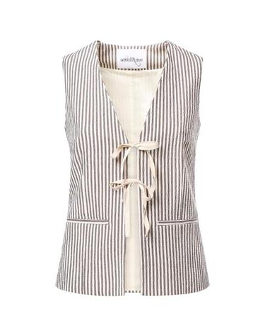 [해외직구] 26SS 오또다메 민소매 티셔츠 DT9274 CIOCCOLATA BROWN OFF WHITE
