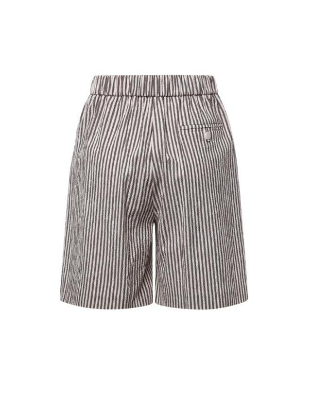 오또다메 [해외직구] 26SS 오또다메 숏팬츠 DP0047 CIOCCOLATA BROWN OFF WHITE 착용컷