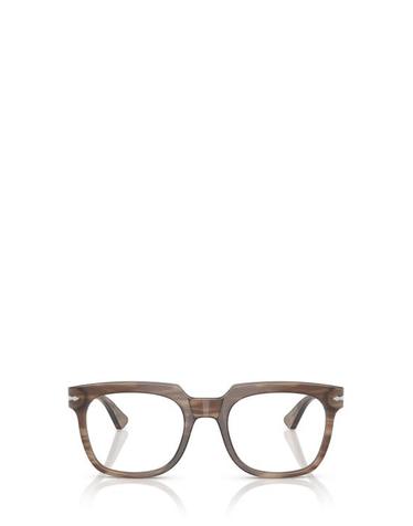 [해외직구] 26FW 페르솔 안경 PO3325V 1208 STRIPED BROWN