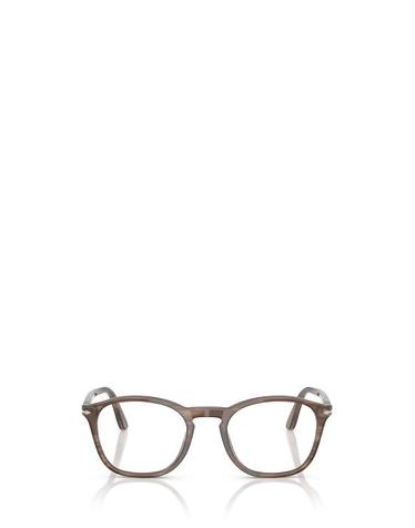 [해외직구] 26FW 페르솔 안경 PO3007V 1208 STRIPED BROWN