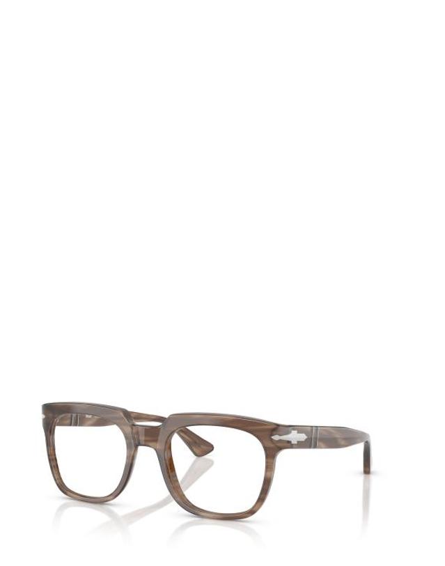페르솔 [해외직구] 26FW 페르솔 안경 PO3325V 1208 STRIPED BROWN 착용컷