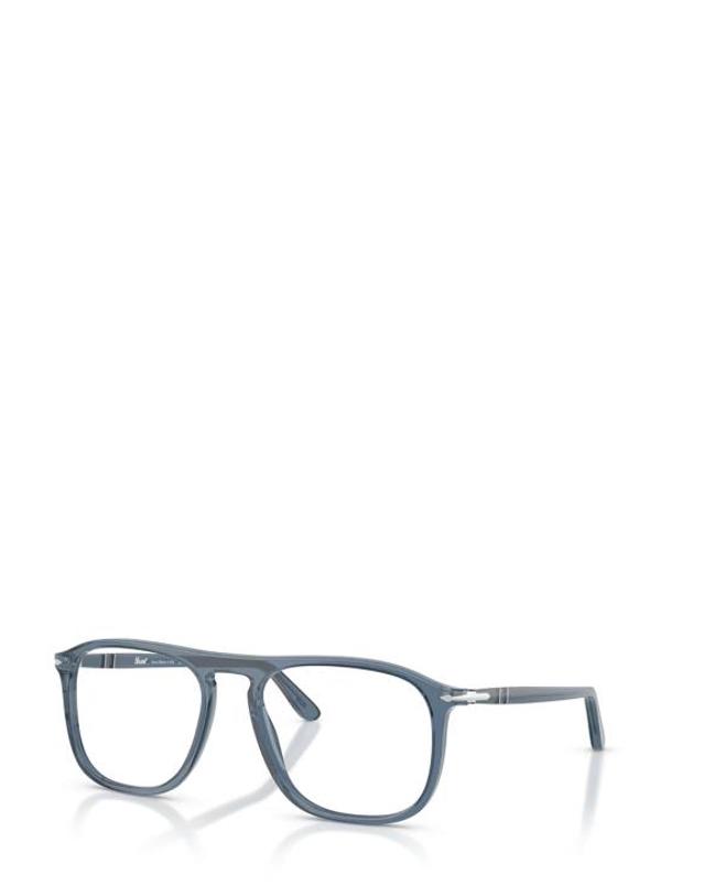 페르솔 [해외직구] 26FW 페르솔 안경 PO3392V 1197 TRANSPARENT DENIM BLUE 착용컷