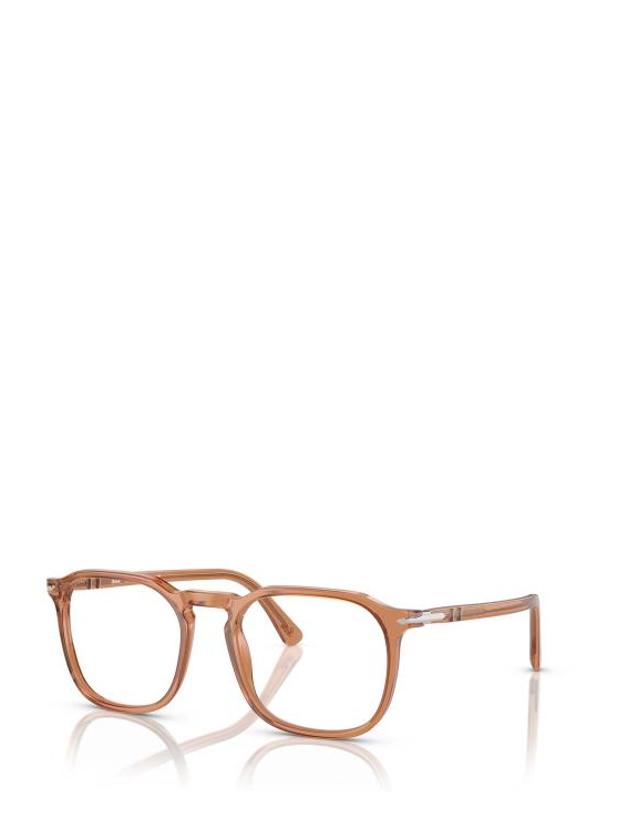 페르솔 [해외직구] 26FW 페르솔 안경 PO3337V 1213 TRANSPARENT BROWN 착용컷