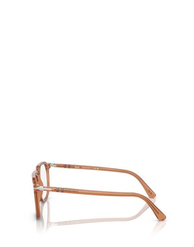 페르솔 [해외직구] 26FW 페르솔 안경 PO3337V 1213 TRANSPARENT BROWN 착용컷