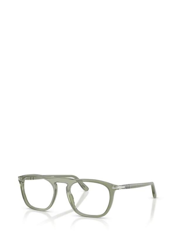 페르솔 [해외직구] 26FW 페르솔 안경 PO3391V 1226 TRANSPARENT GREEN 착용컷