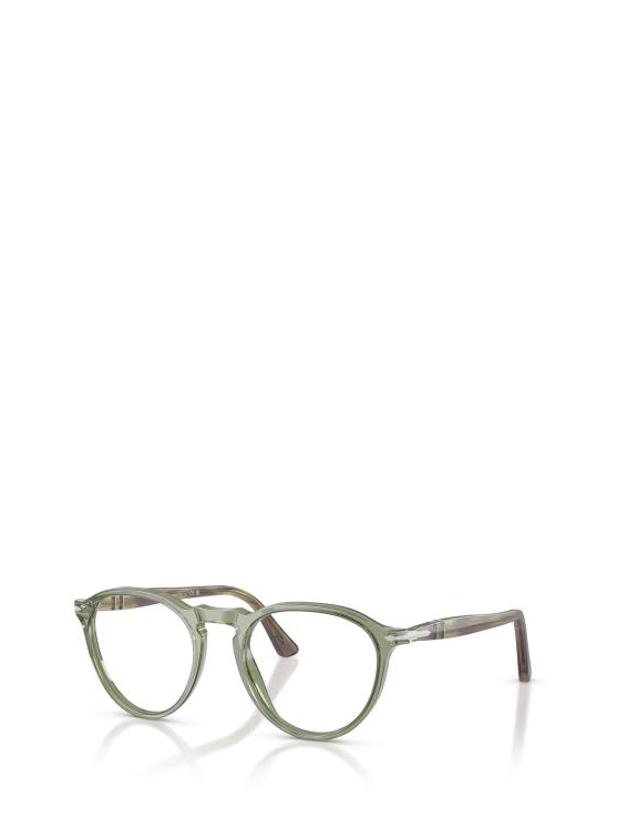 페르솔 [해외직구] 26FW 페르솔 안경 PO3286V 1226 TRANSPARENT GREEN 착용컷