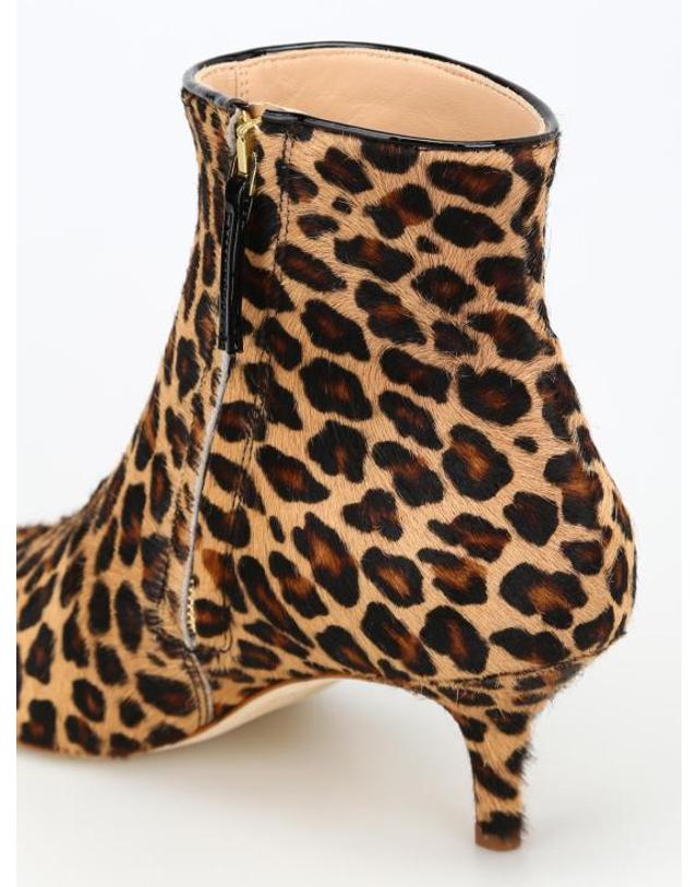 폴리플럼 [해외직구] 18FW 폴리플럼 부츠 JANISZOOCAMEL ANIMAL PRINT 착용컷