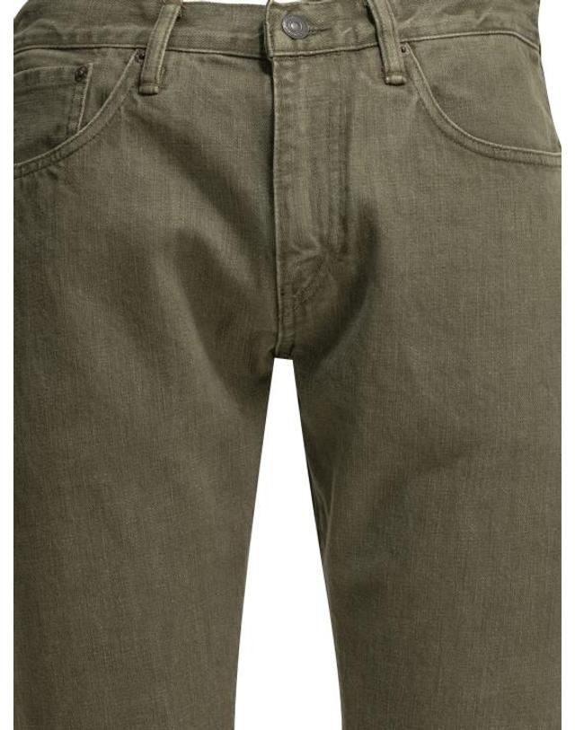 더블알엘 [해외직구] 26SS 더블알엘 데님 팬츠 782911174001OLIVE Green 착용컷