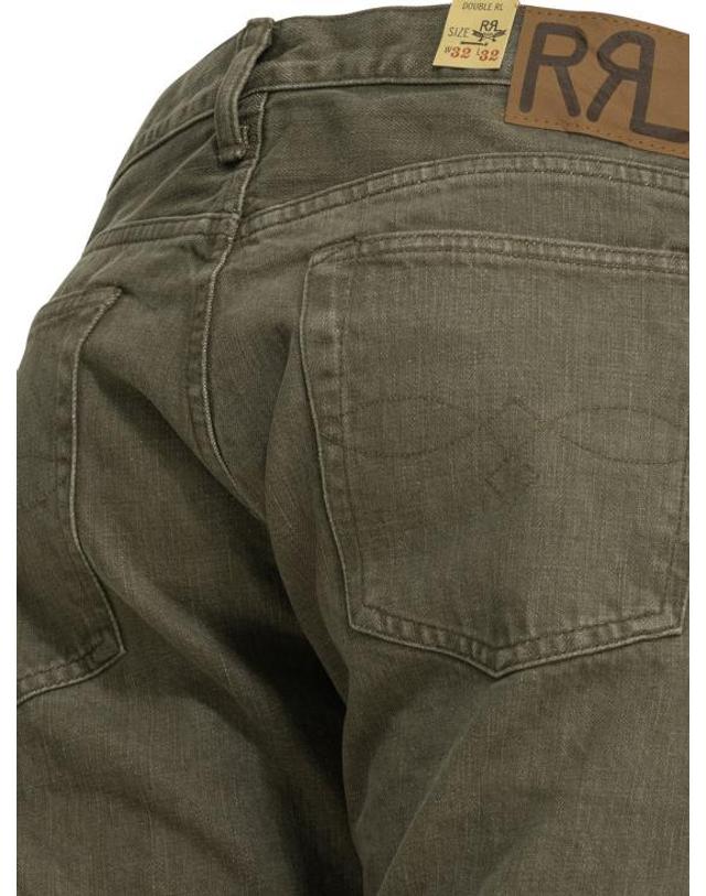 더블알엘 [해외직구] 26SS 더블알엘 데님 팬츠 782911174001OLIVE Green 착용컷