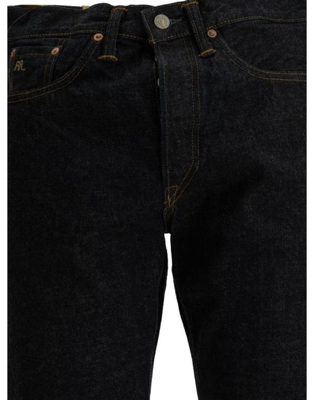 더블알엘 [해외직구] 26FW 더블알엘 스트레이트 팬츠 782859503001EASTWESTRINSE BLUE 착용컷