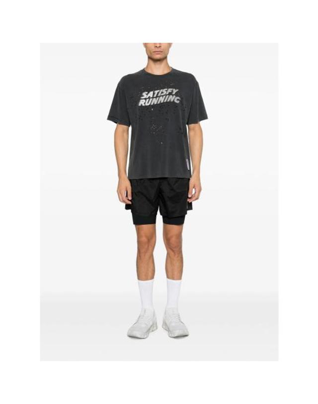 새티스파이 [해외직구] 26FW 새티스파이 모스테크 티셔츠 11006 00A45 AGBLK BLACK 착용컷