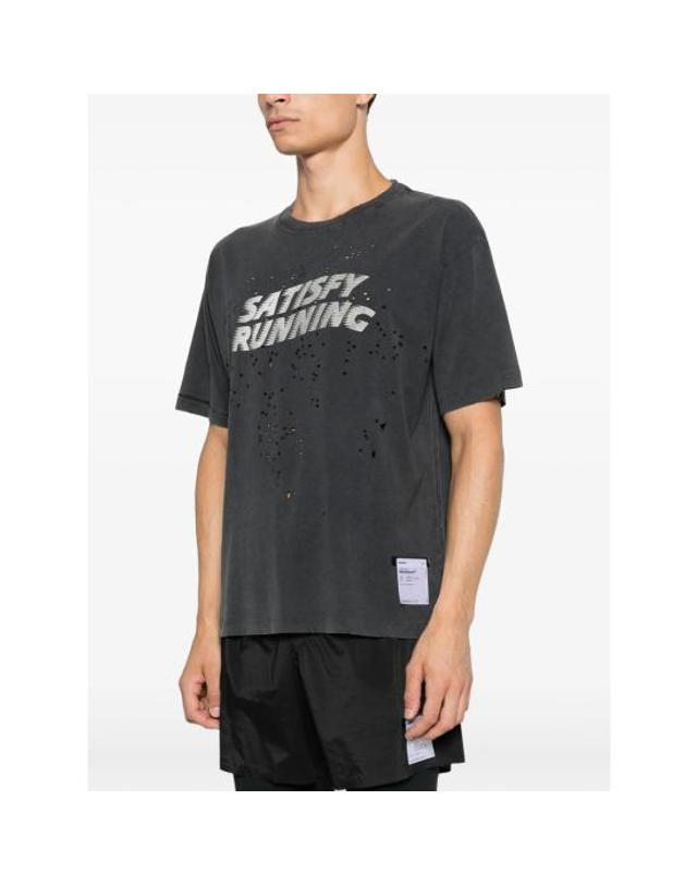 새티스파이 [해외직구] 26FW 새티스파이 모스테크 티셔츠 11006 00A45 AGBLK BLACK 착용컷