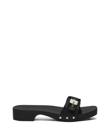 [해외직구] 26SS 숄 뮬 슬리퍼 F32291BLACK