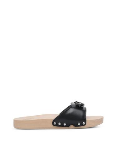 [해외직구] 26SS 숄 뮬 슬리퍼 F00786BLACK